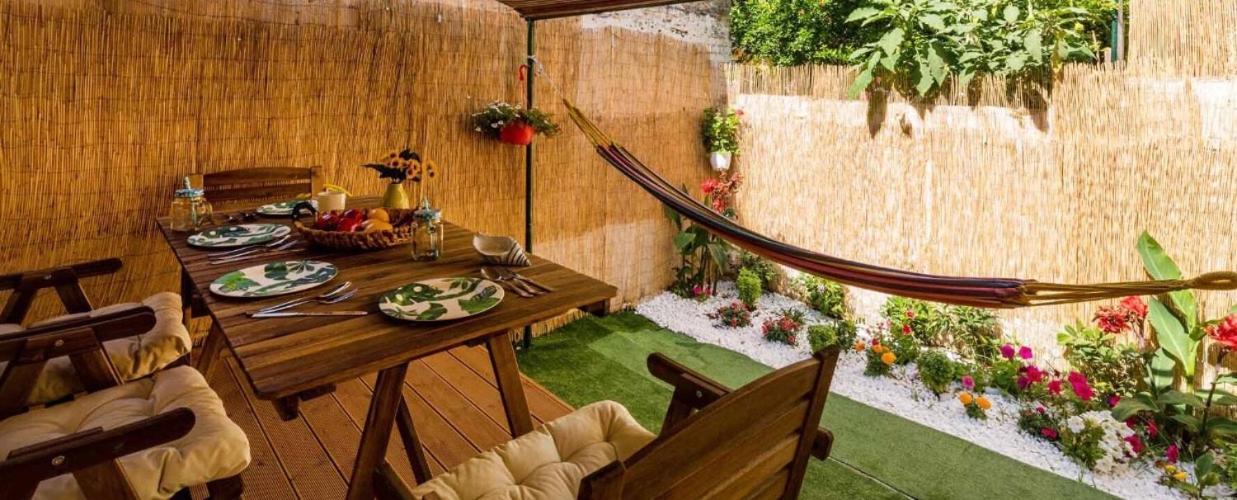 Appartamento Secret Garden House, A Few Steps From The Sea Anemomylos Esterno foto